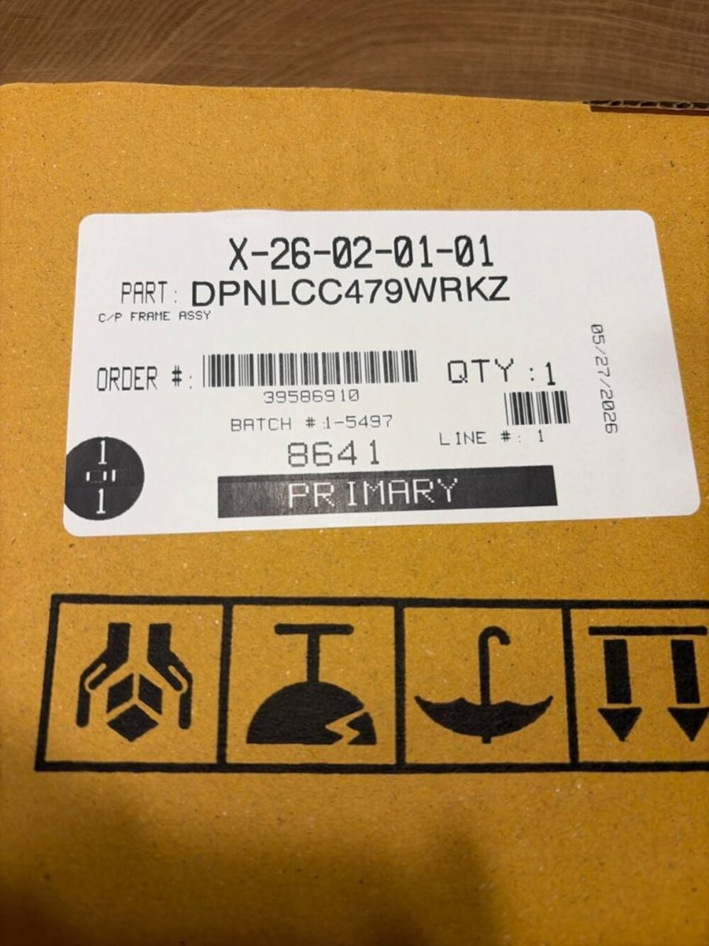 DPNLCC479WRKZ Sharp Control Panel With Key Unit BRAND NEW